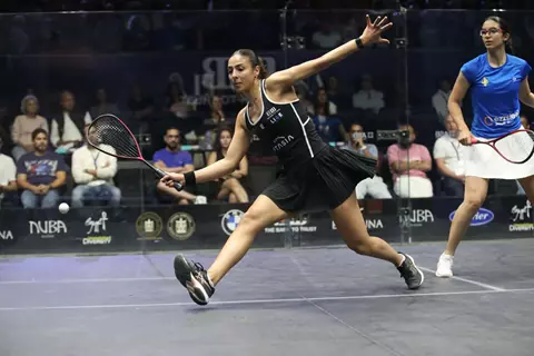 هانيا الحمامي لكورة فور: مواجهة أمينة عرفي كانت صعبة (فيديو)